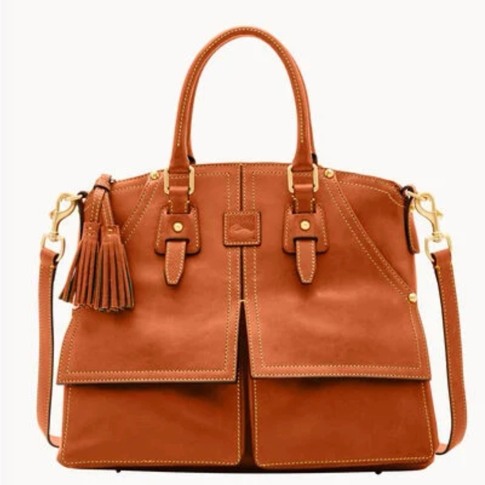 Dooney & Bourke Florentine Clayton Italian Vacchetta leather Bag. *Price Drop*